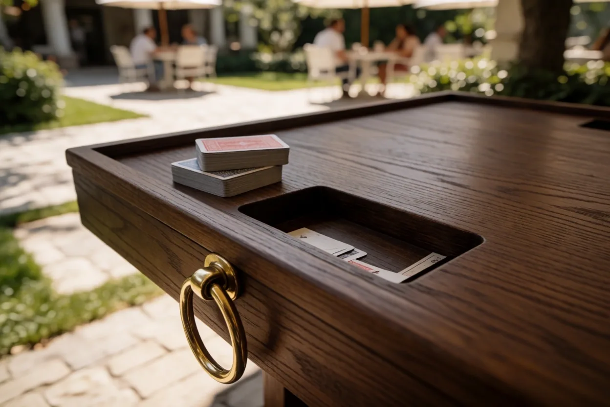 Detail van de lounge
